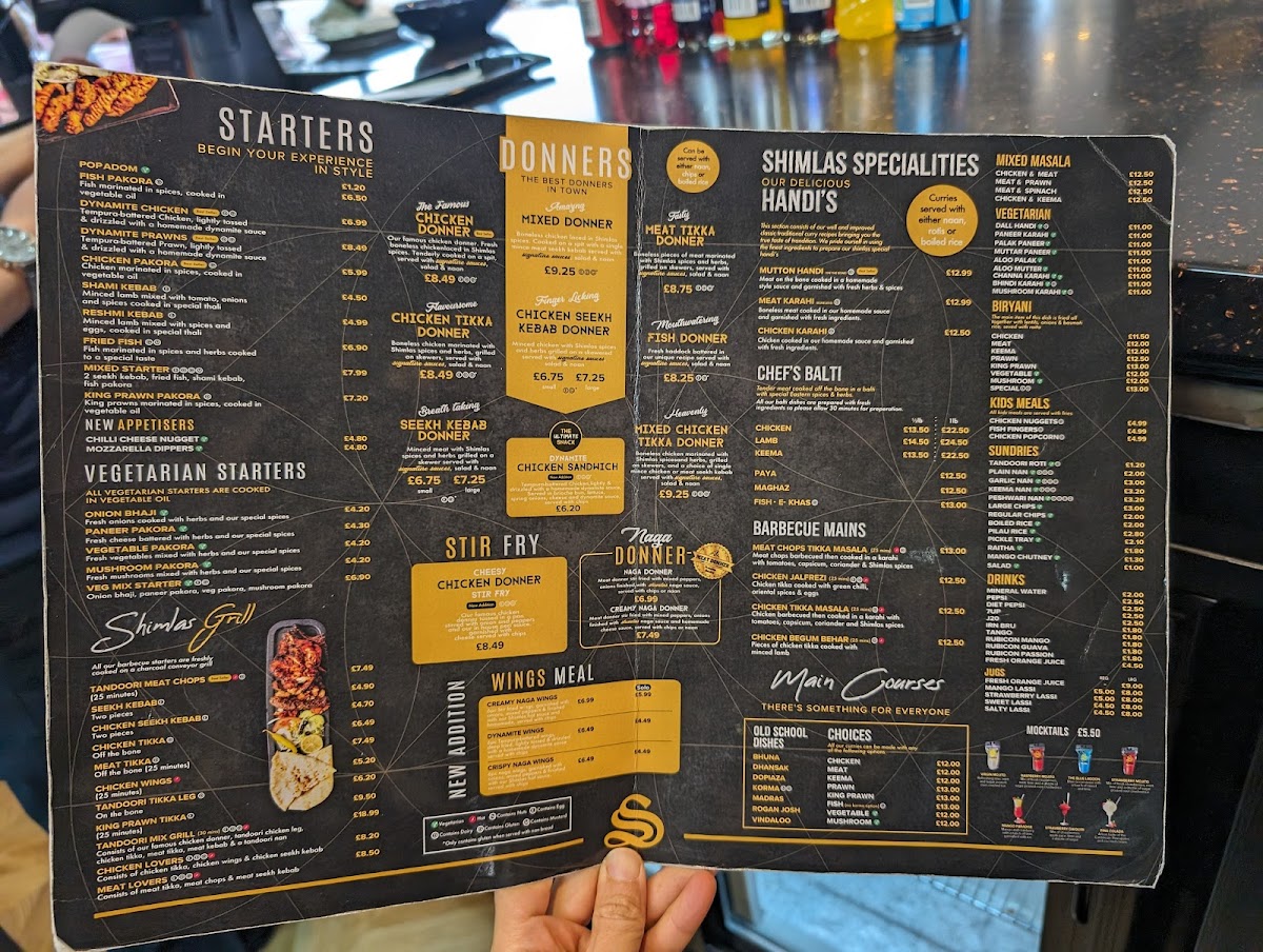 Menu Shimlas Leeds-5